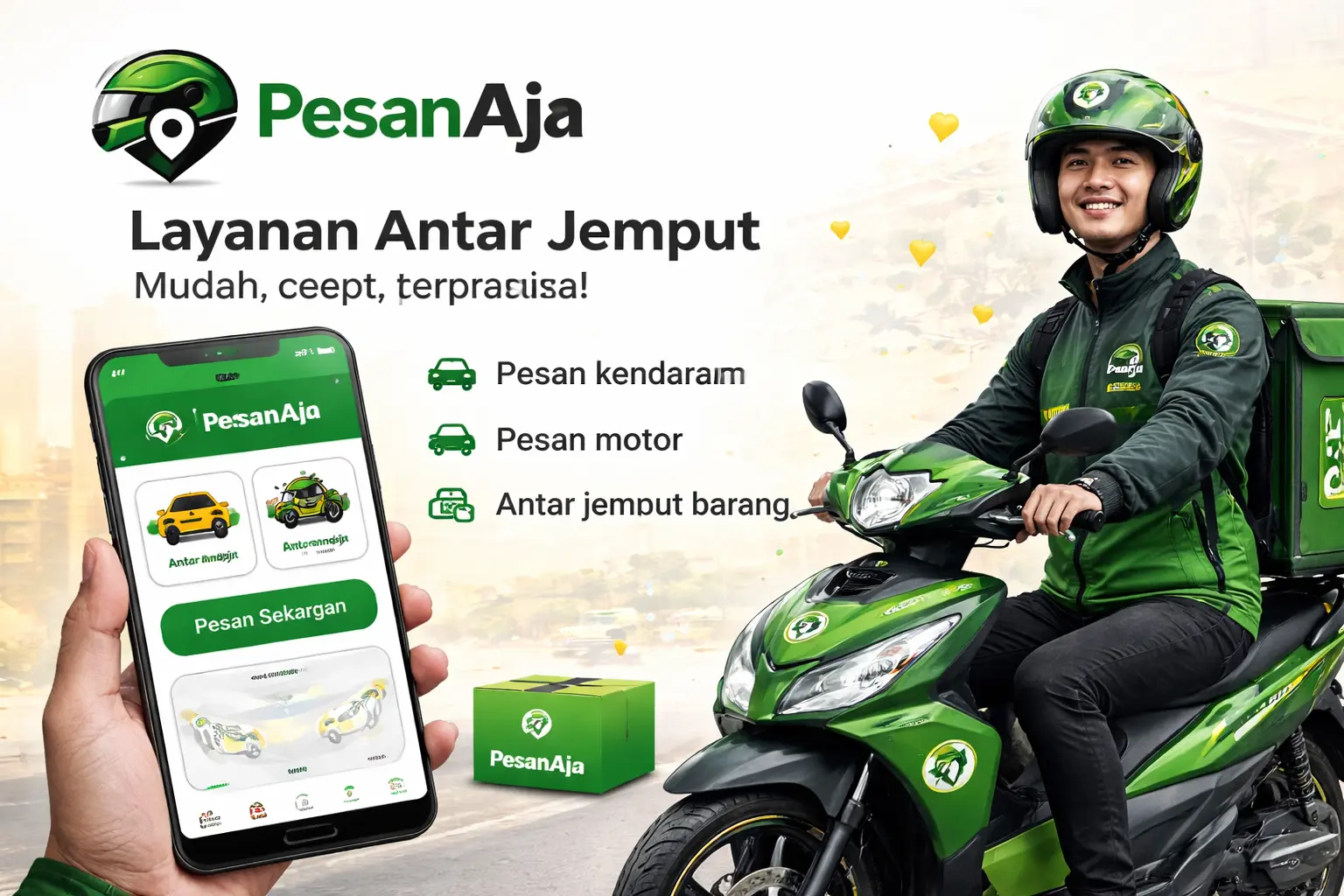 Pesanaja - Jasa Ojek dan Layanan Brebes